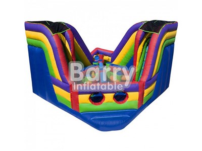 Quality Assurance adult inflatable obstacle course for outdoor events BY-OC-067